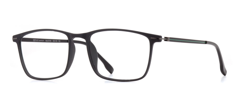 BENX PREMIUM Eyeglasses Teenage Man Rectangular Full-Rimmed Grilamid (TR90) Unfiltered BXPRM 6145-C.03